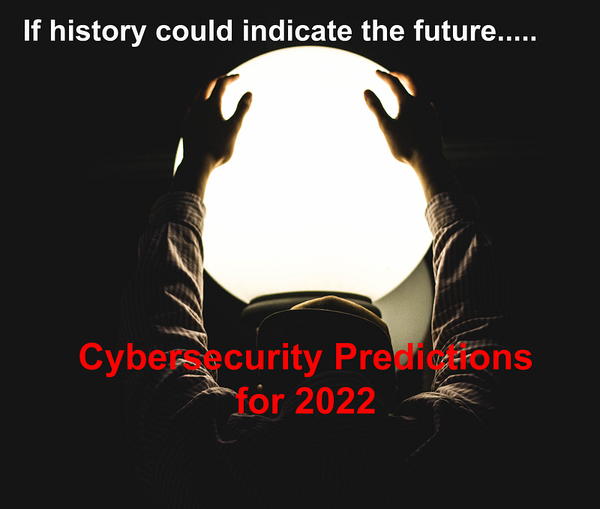 If History Could Indicate The Future….. Cybersecurity Predictions for 2022
